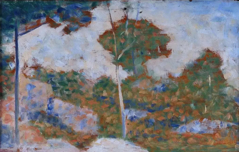 Barbizon Forest in Autumn - Georges Seurat