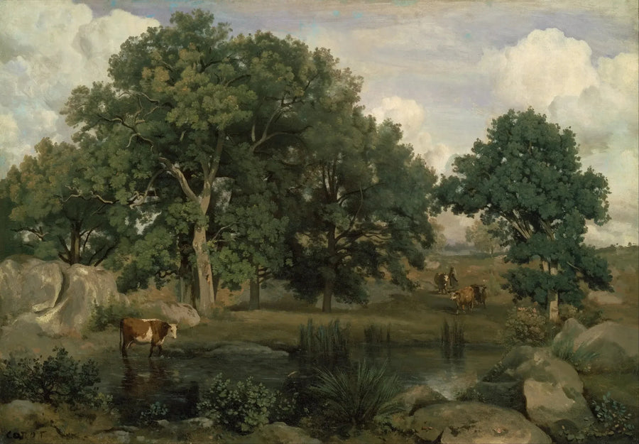 Fontainebleau Forest - Jean-Baptiste Camille Corot