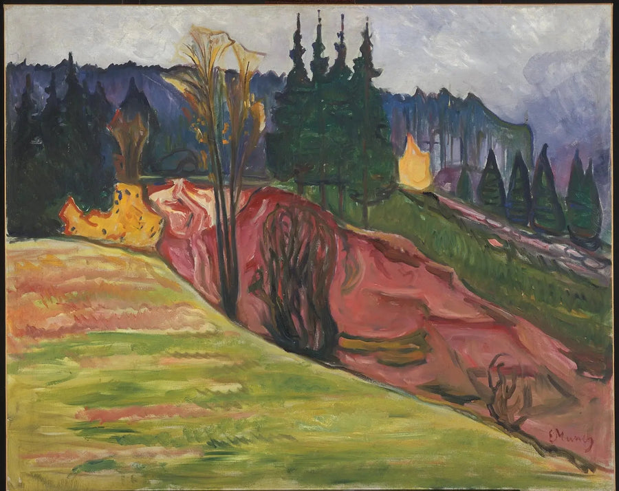 Thuringian Forest - Edvard Munch