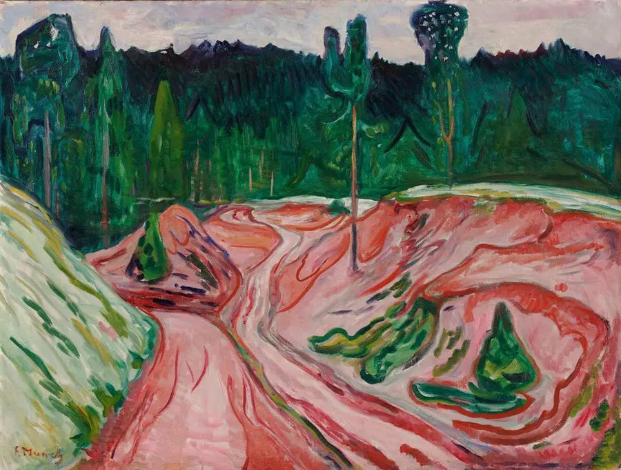 Thuringian Forest - Edvard Munch