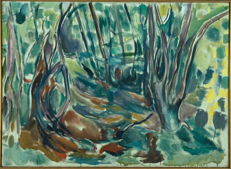 summer elm forest - Edvard Munch