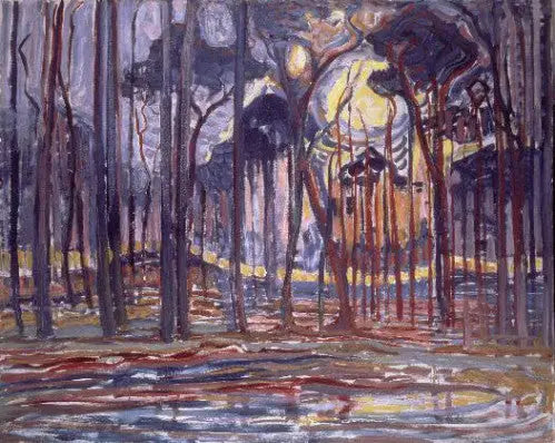 Forest in Oele - Piet Mondrian
