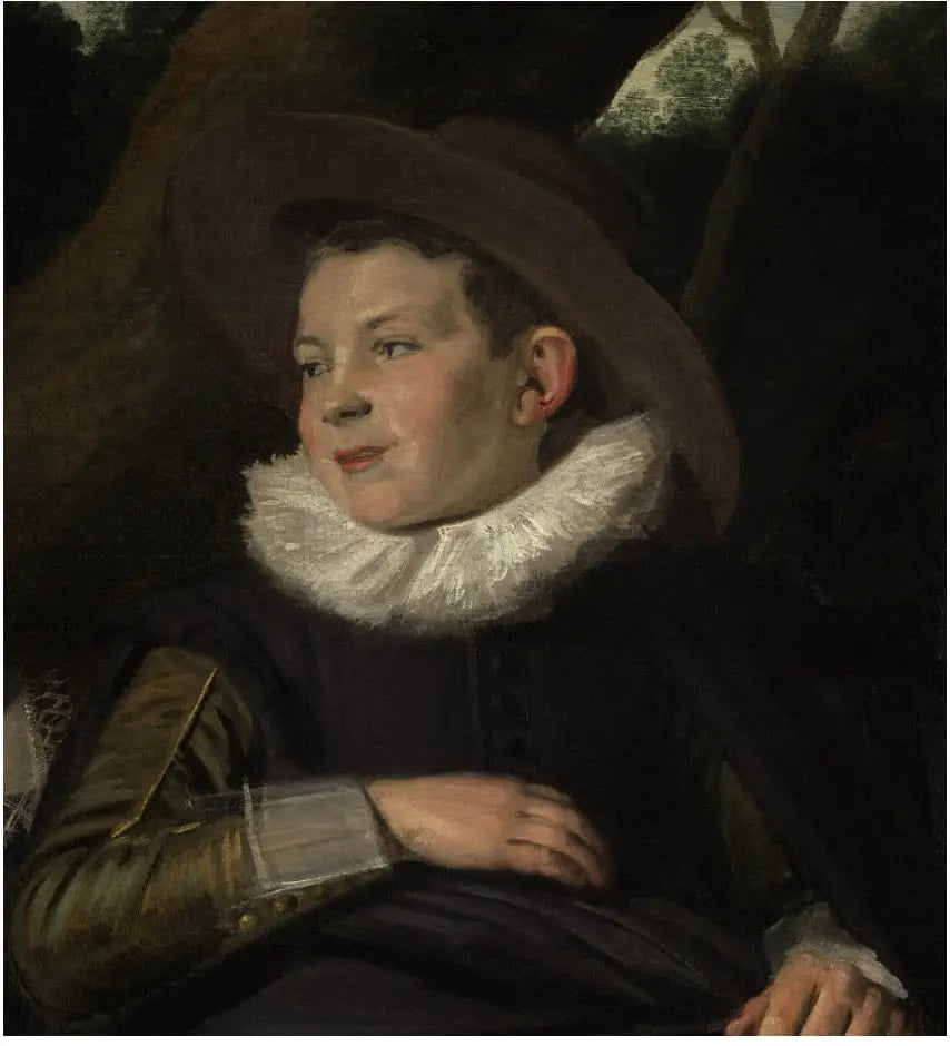 Fragment of a young boy - Frans Hals