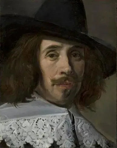 Portrait fragment of a man - Frans Hals