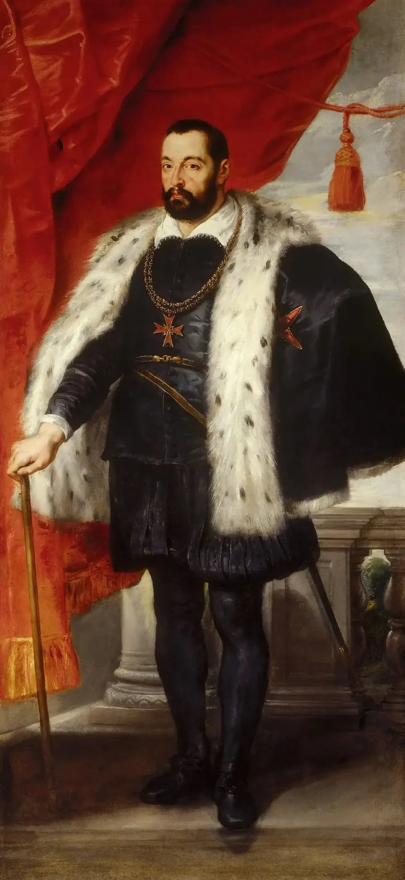 François I of Médici, Grand Duke of Tuscany, father of Marie de Médicis - Peter Paul Rubens