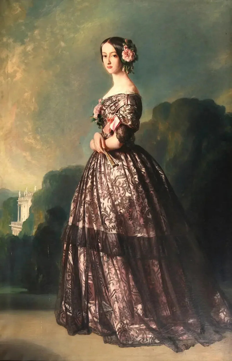 Françoise Caroline Jeanne Raphaëlle de Bourbon-Bragance, Princess of Brazil, Princess of Joinville - Franz Xaver Winterhalter