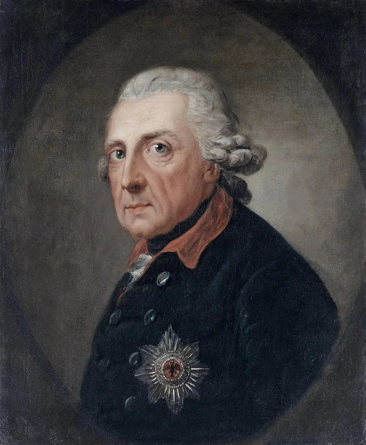 Frédéric le Grand - Anton Graff image 1 copie peinte à la main à l’huile