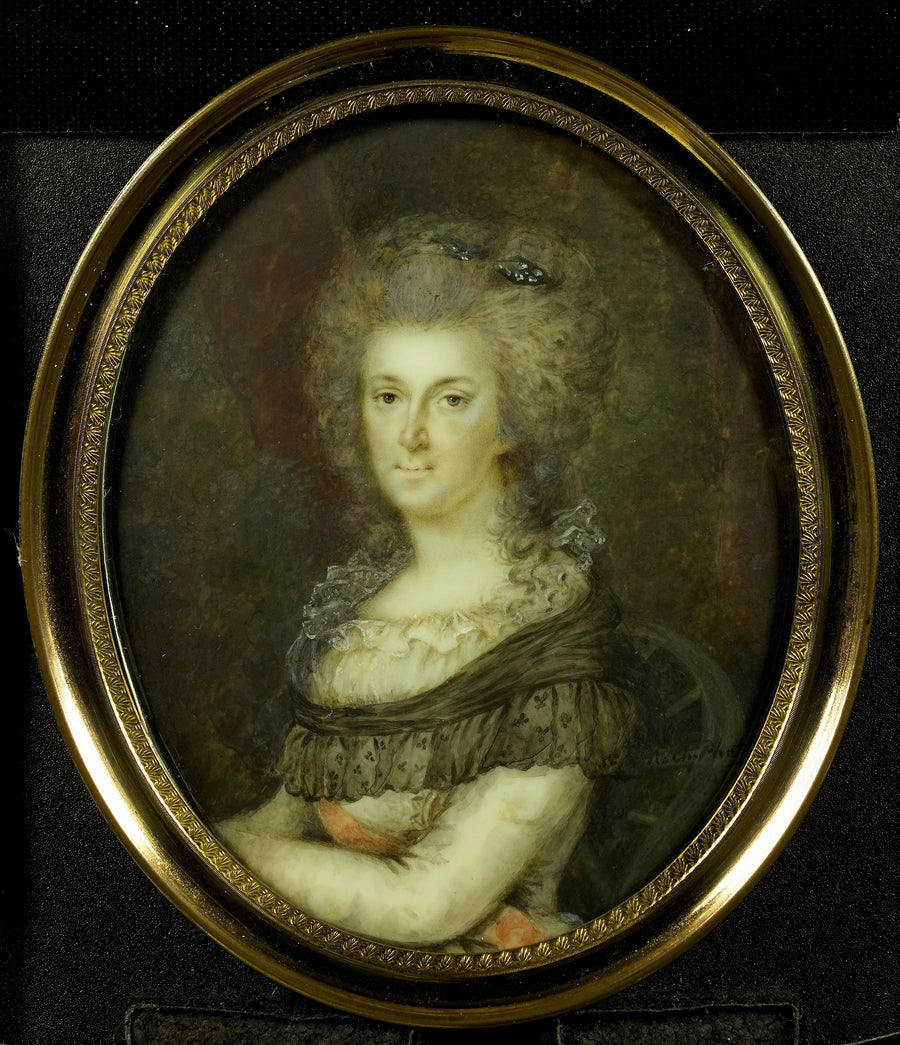 Frederika Sophia Wilhelmina (Wilhelmina ; 1747-1820), princesse de Prusse. Épouse du prince Willem V - Le chevalier Phaff