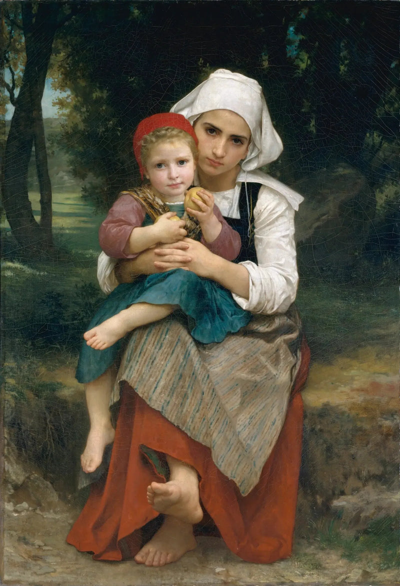 Breton Brother and Sister - Bouguereau