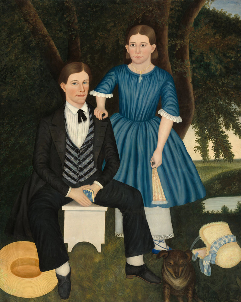 Frère et Soeur - American 19th Century