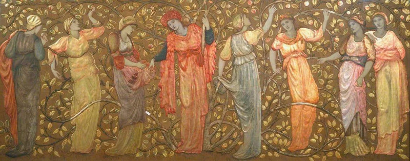 Frieze of the Eight Women Picking Apples - Edward Burne-Jones