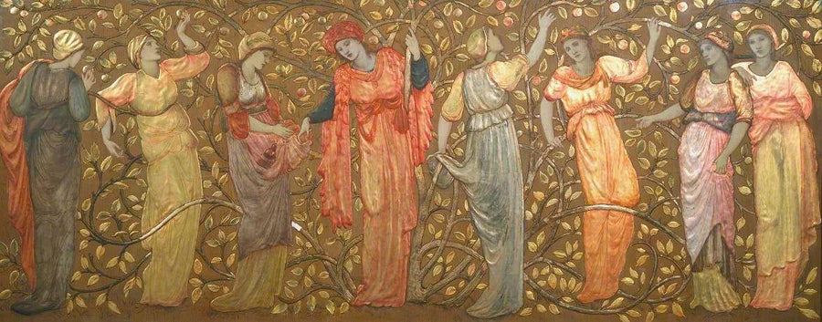 Frieze of the Eight Women Picking Apples - Edward Burne-Jones