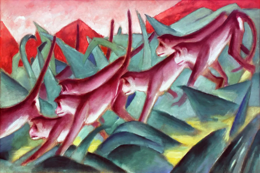 Monkey Frieze - Franz Marc