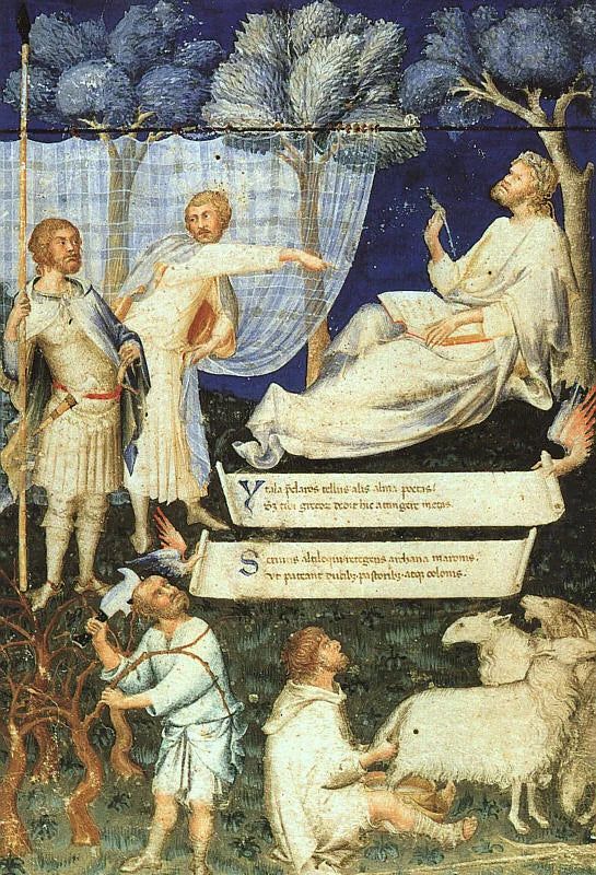 Frontespizio del Commento di Servio a Virgilio - Simone Martini