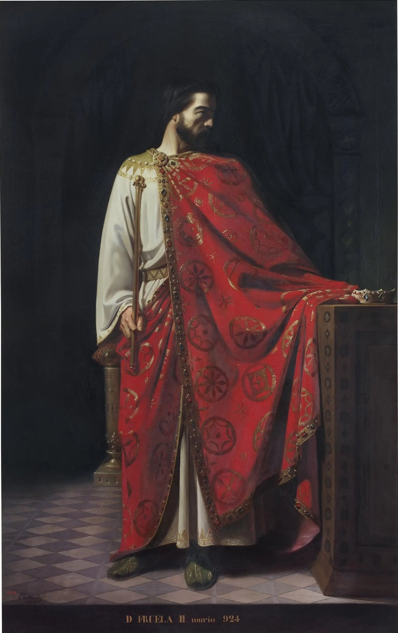 Fruela II of Asturias (King of Asturias from 910 to 925) - Léon Bonnat