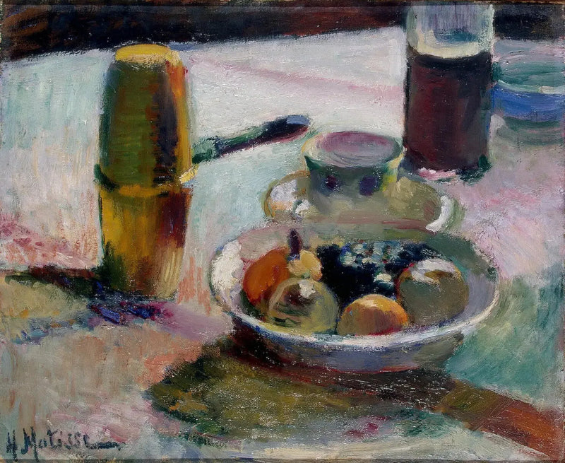Fruits and Coffee Pot - Henri Matisse
