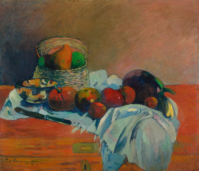 Fruits and Knife - Paul Gauguin