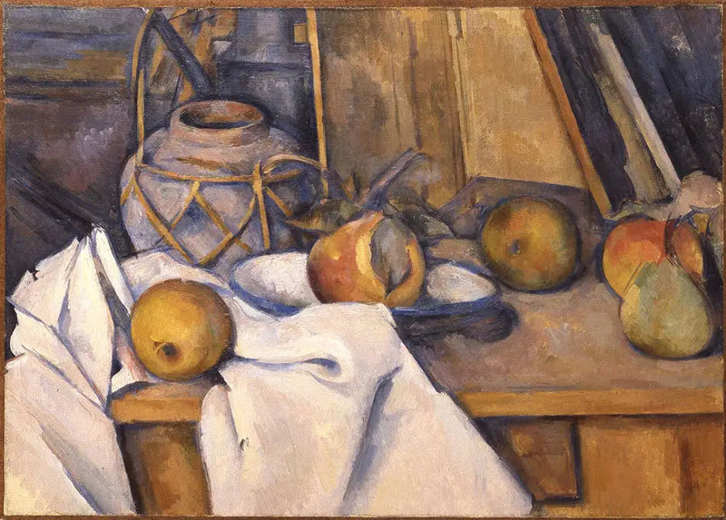 Fruits and Ginger Jar - Paul Cézanne