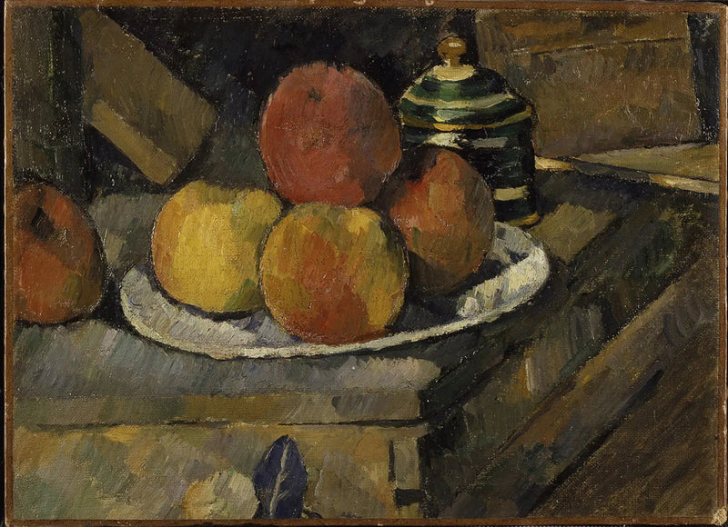 Fruits and Sugar Bowl - Paul Cézanne