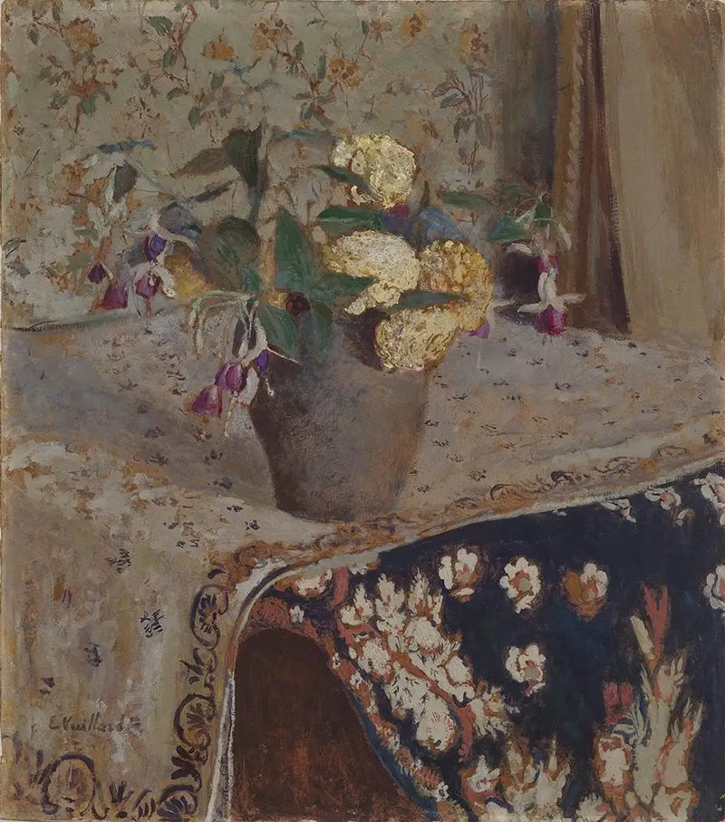 Fuchsias and Marigolds - Édouard Vuillard