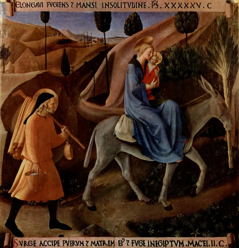 Flight into Egypt - Fra Angelico