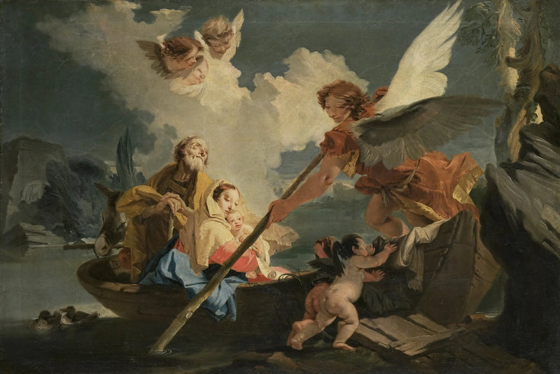 Flight into Egypt - Giovanni Battista Tiepolo