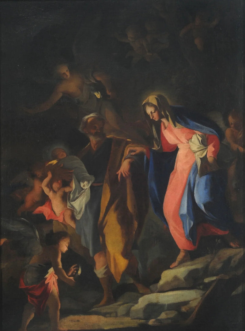 Flight into Egypt - Andrea Pozzo