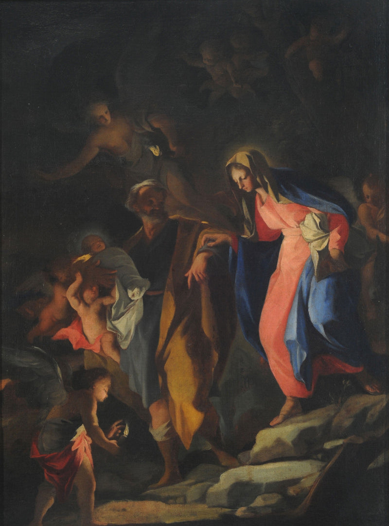 Flight into Egypt - Andrea Pozzo