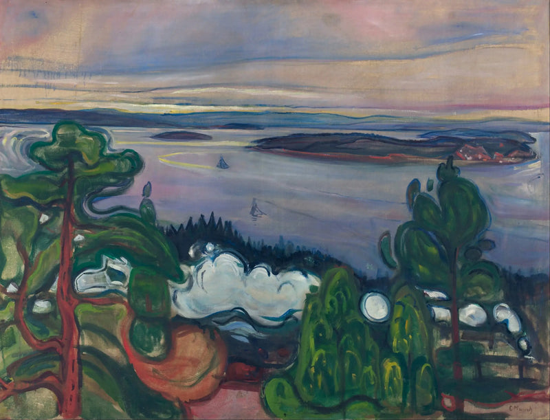 Train Smoke - Edvard Munch