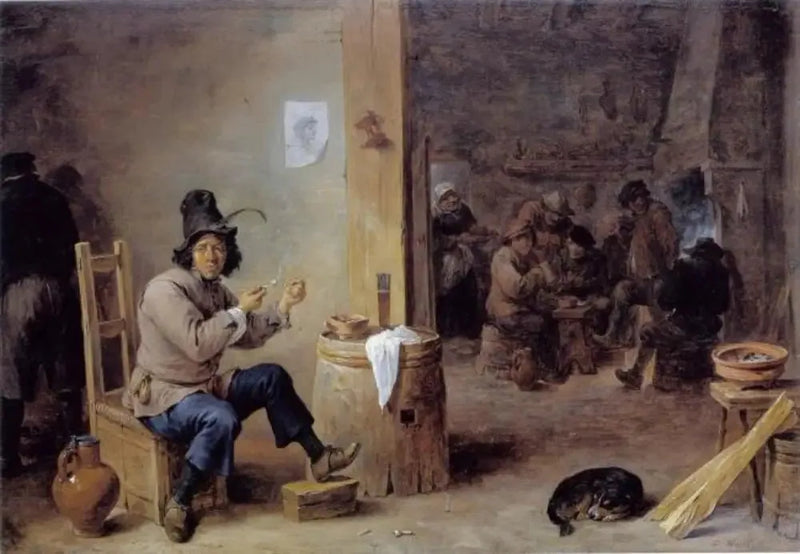 Smoker in a Inn - David Teniers the Younger
