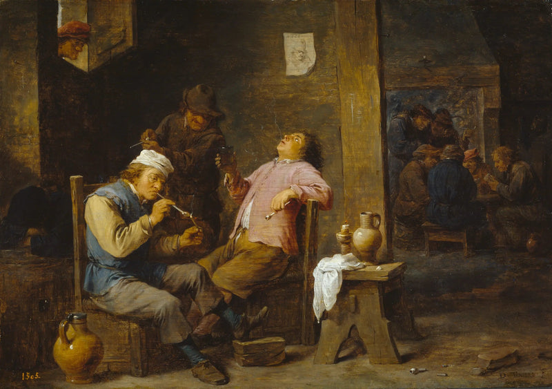 Smokers and drinkers - David Teniers the Younger