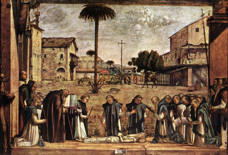 Saint Jerome's Funerals - Vittore Carpaccio
