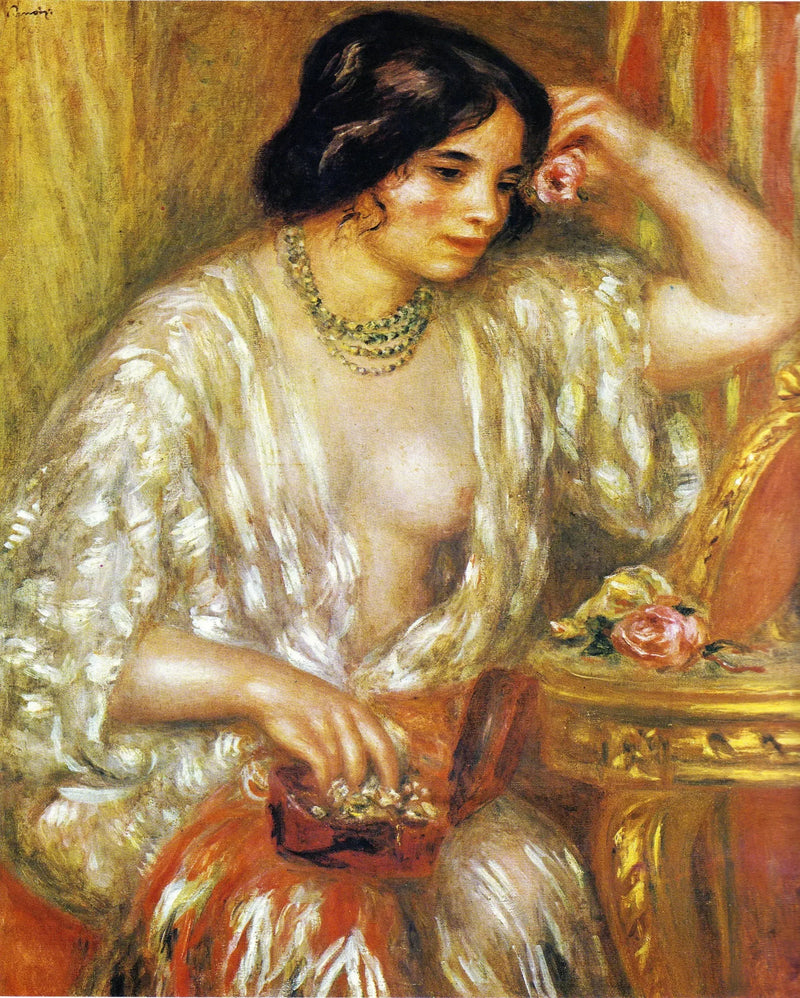 Gabrielle with Jewelry - Pierre-Auguste Renoir