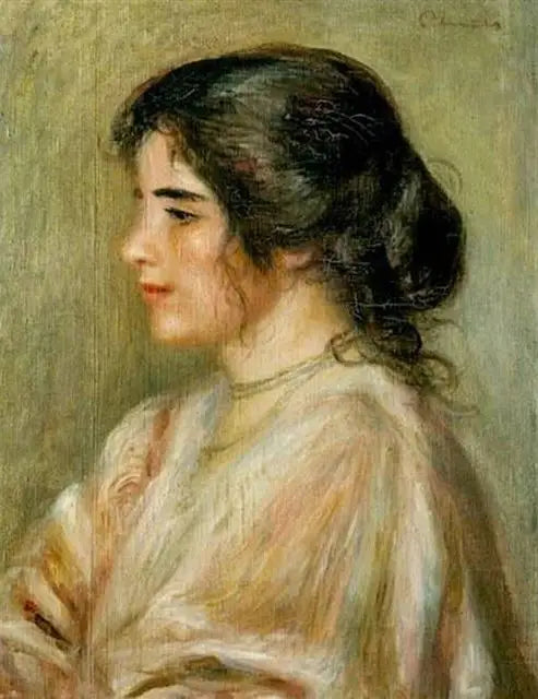 Profile of Gabrielle - Pierre-Auguste Renoir