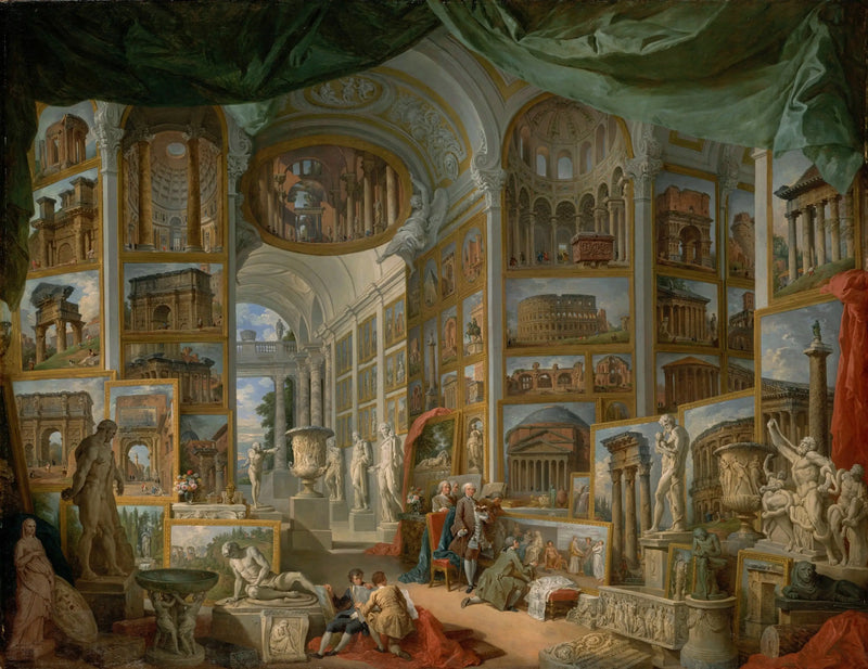 Gallery of Views of Ancient Rome - Giovanni Paolo Panini
