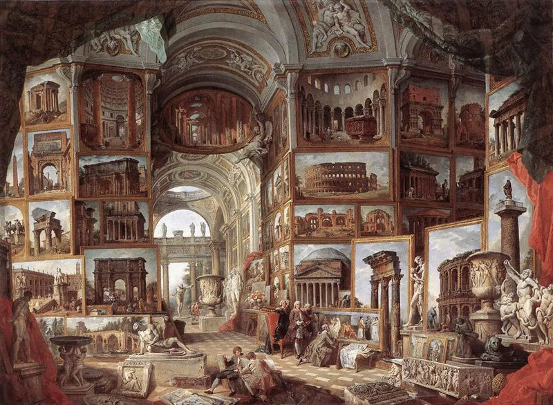 Gallery of Views of Ancient Rome - Giovanni Paolo Panini