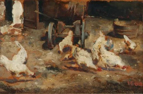 Galliner - Mariano Fortuny Marsal image 1 tableau peint à l’huile sur toile