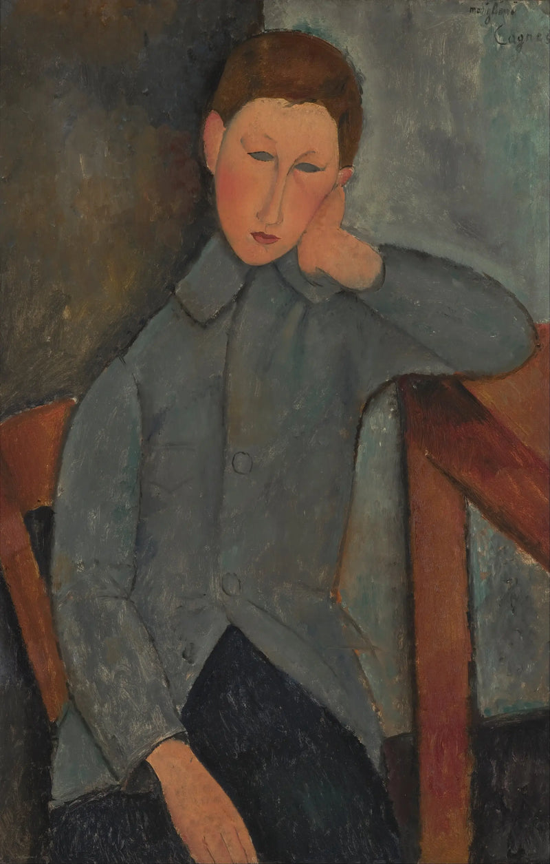 Boy in the Blue Jacket - Amedeo Modigliani
