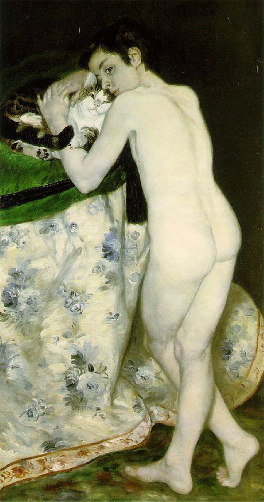 The Boy with the Cat - Pierre-Auguste Renoir
