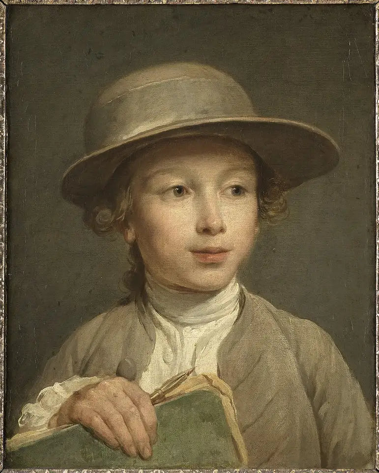 Boy with a sketchbook - Nicolas-Bernard Lépicie