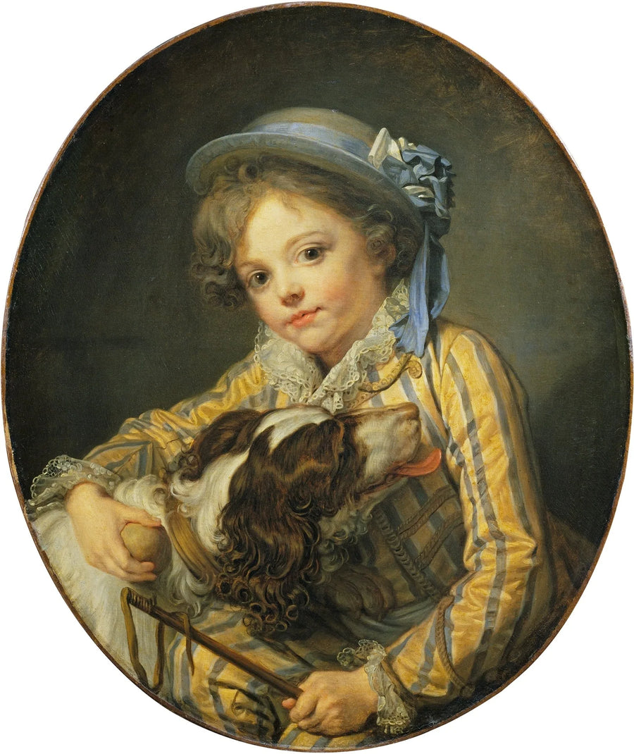 Boy with a Dog - Jean-Baptiste Greuze