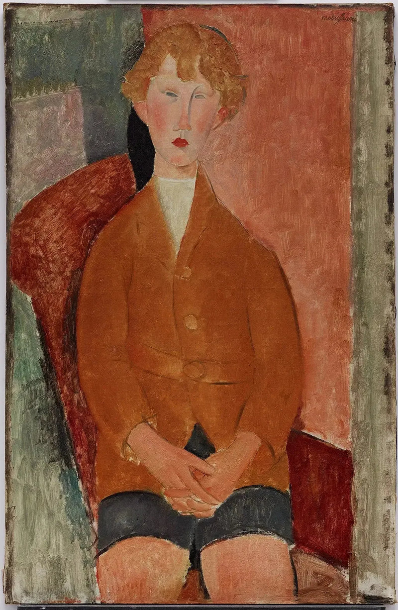 Boy in Shorts - Amedeo Modigliani