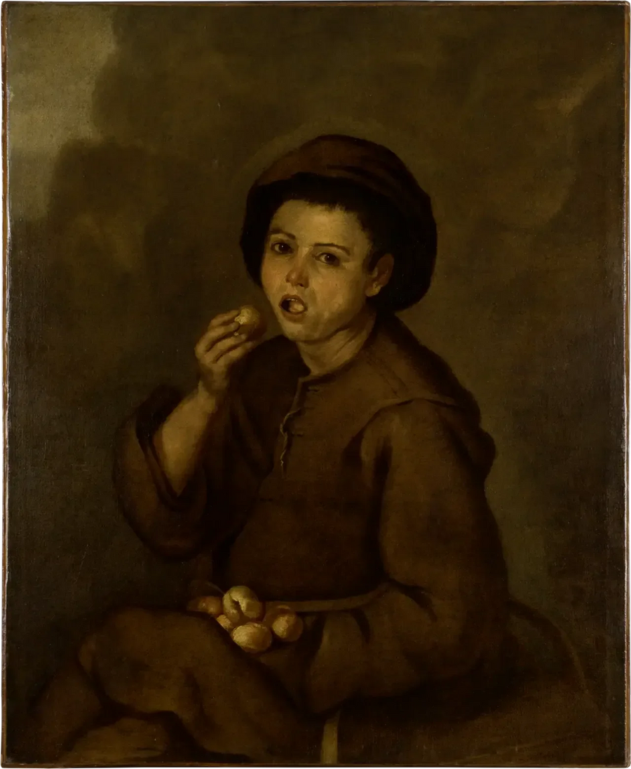 Boy Eating Peaches - Bartolomé Esteban Murillo