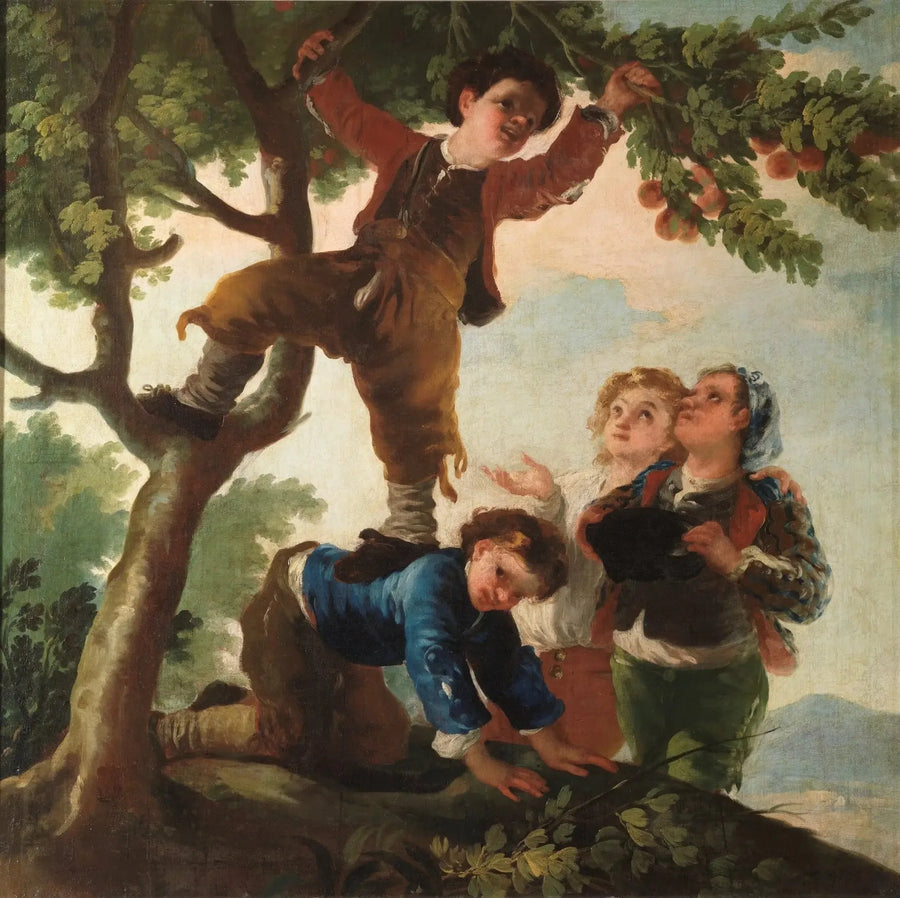 Boys Picking Fruits - Francisco de Goya