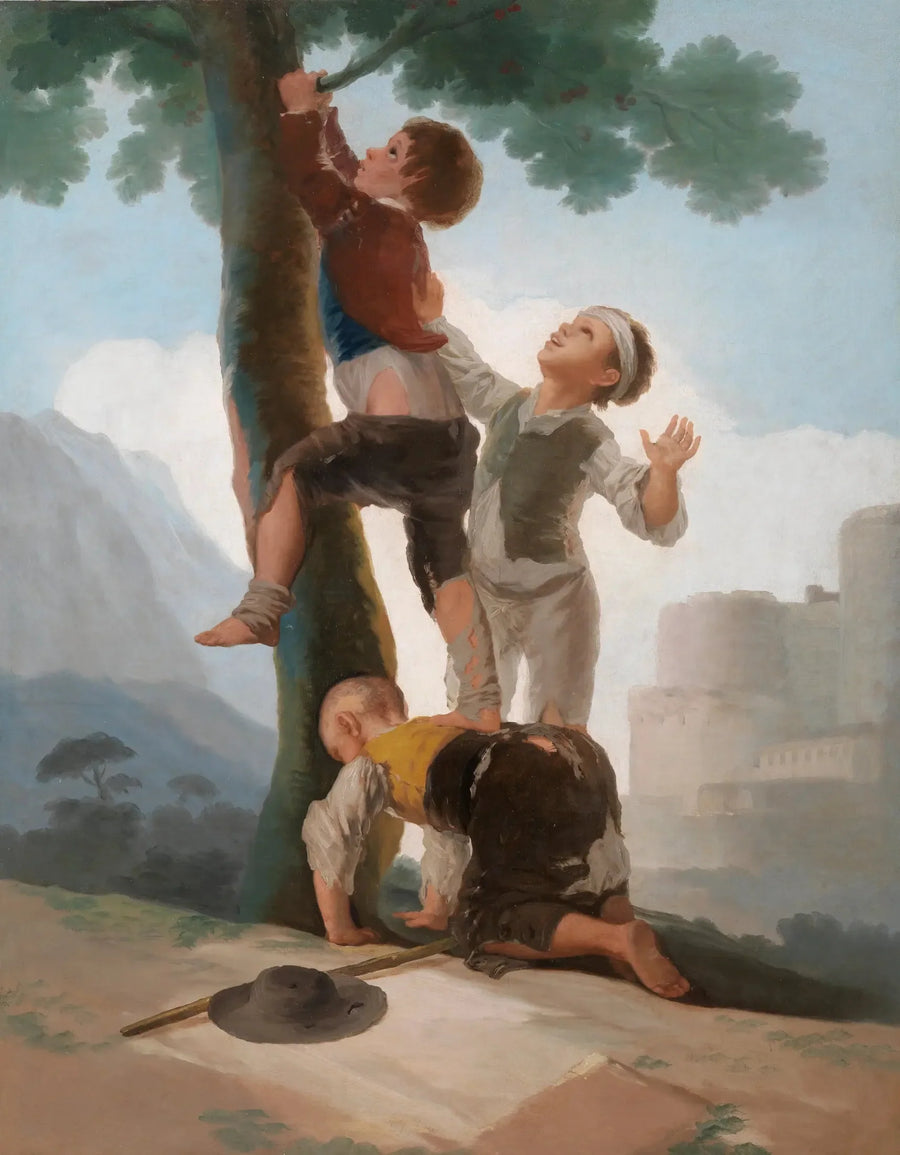 Boys Climbing a Tree - Francisco de Goya