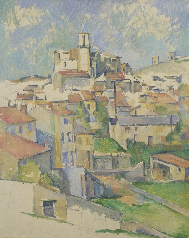 Gardanne (vertical view) - Paul Cézanne
