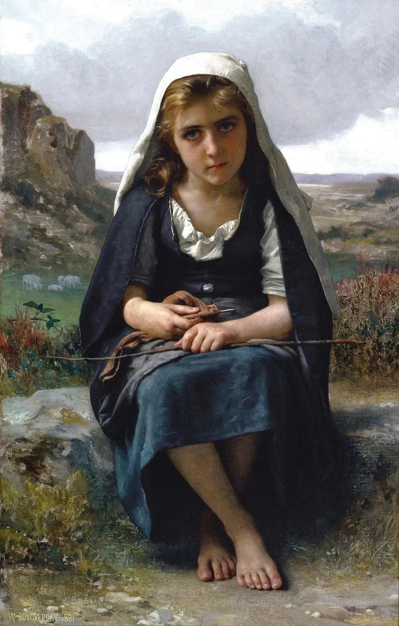 Shepherdess - Bouguereau