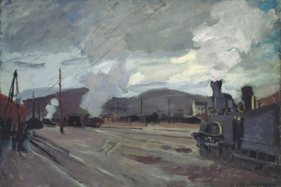 The Argenteuil Station - Claude Monet