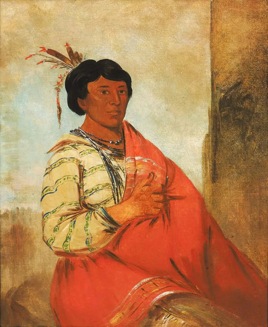 Gaw-záw-que-dung, The Saluter - George Catlin