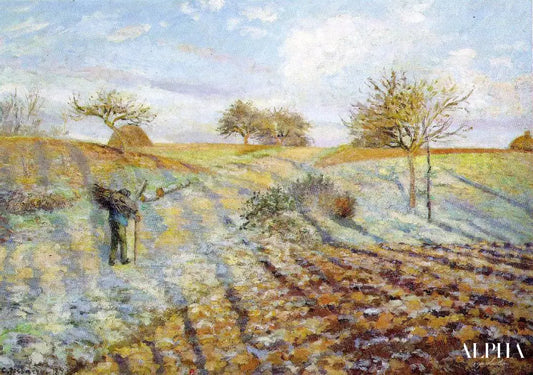 Gelée blanche - Camille Pissarro - Reproductions de tableaux et peintures haut de gamme